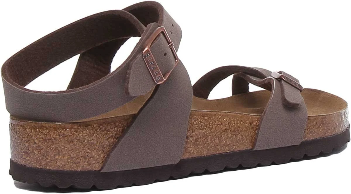 Birkenstock Yara Birko-Flor Nubuck Mocca Women Sandals
