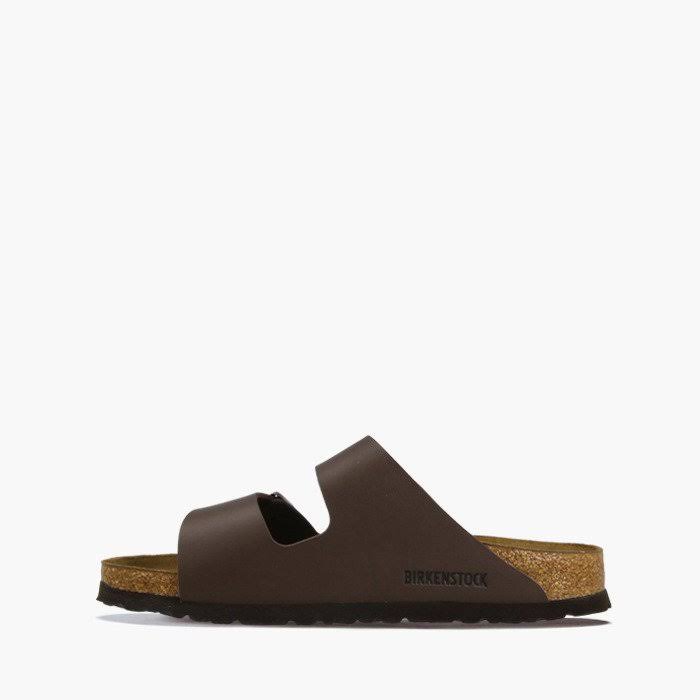 Birkenstock Women's Arizona Birko-Flor Sandals, Color:Dark Brown, Size:42 EU