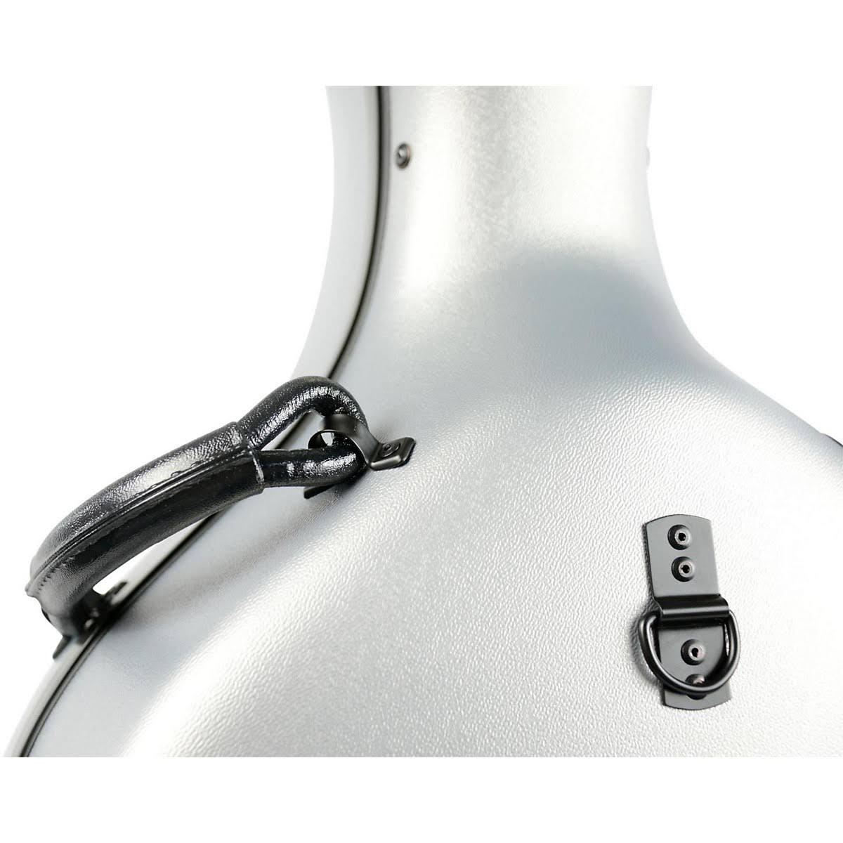 BAM 1001SW Classic Cello Case with Wheels Silver