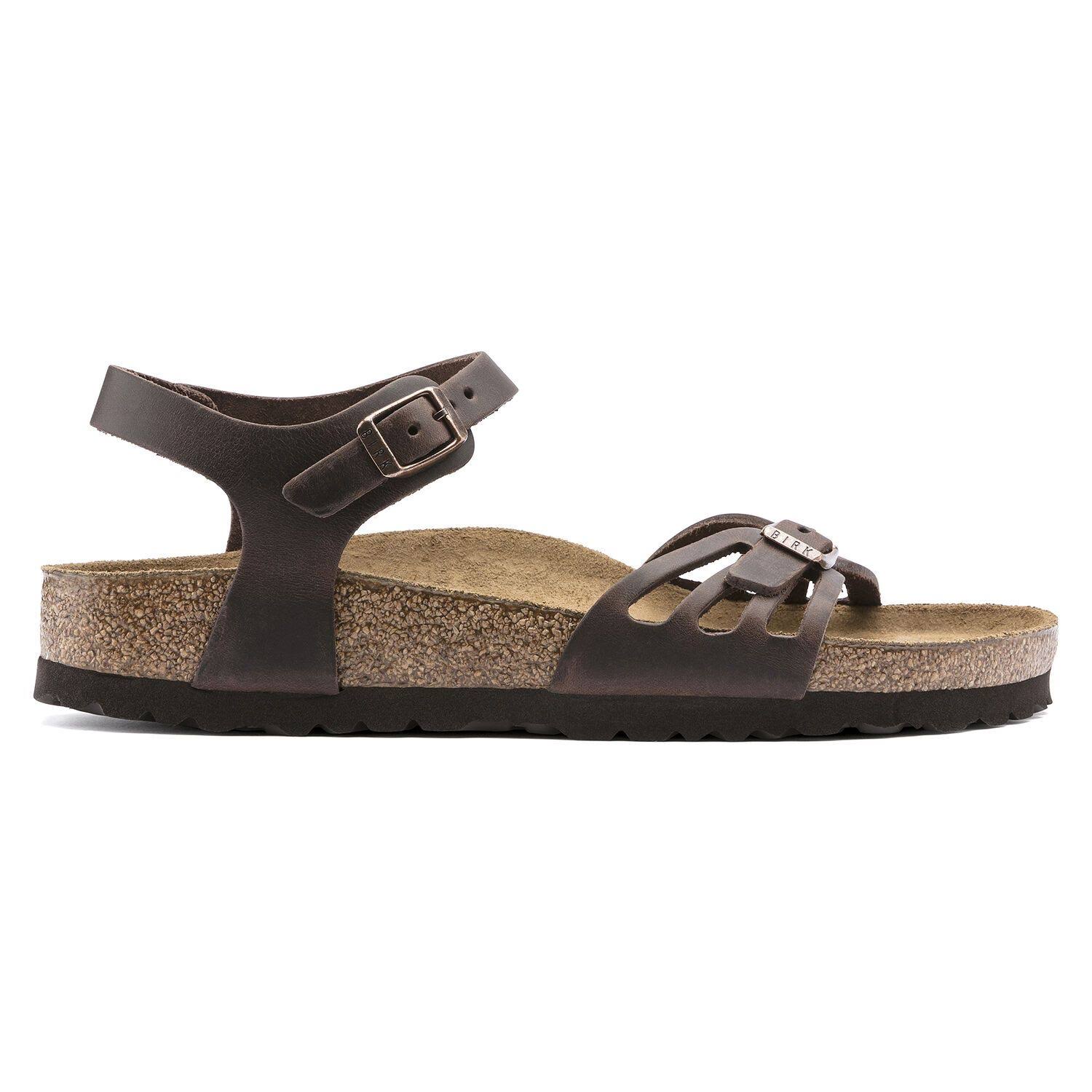 Birkenstock Women's Bali, Habana Oiled Leather Size: 37 N