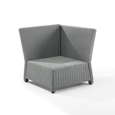 Lawson Patio Chair with Cushions Cushion Color: Gray, Frame Color: Gray