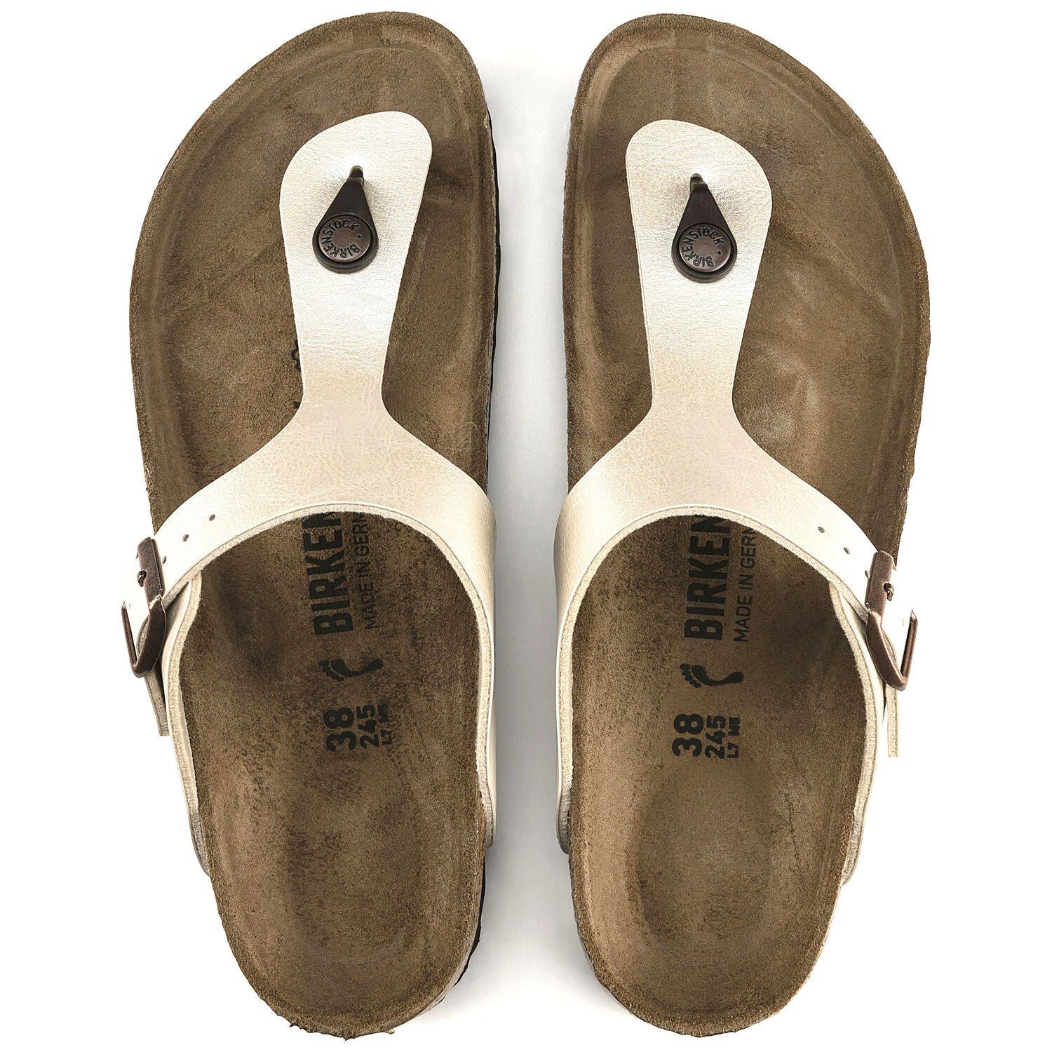 Birkenstock Women's Gizeh Sandal - 36 Narrow - Antique Lace Birko-Flor