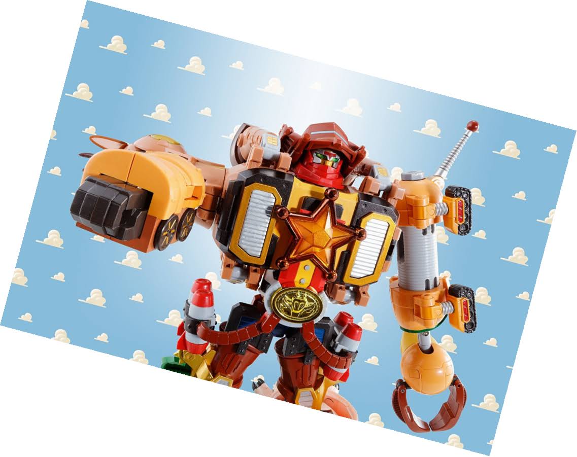 Toy Story Combination Action Figure - Woody Robo Sheriff Star Chogokin