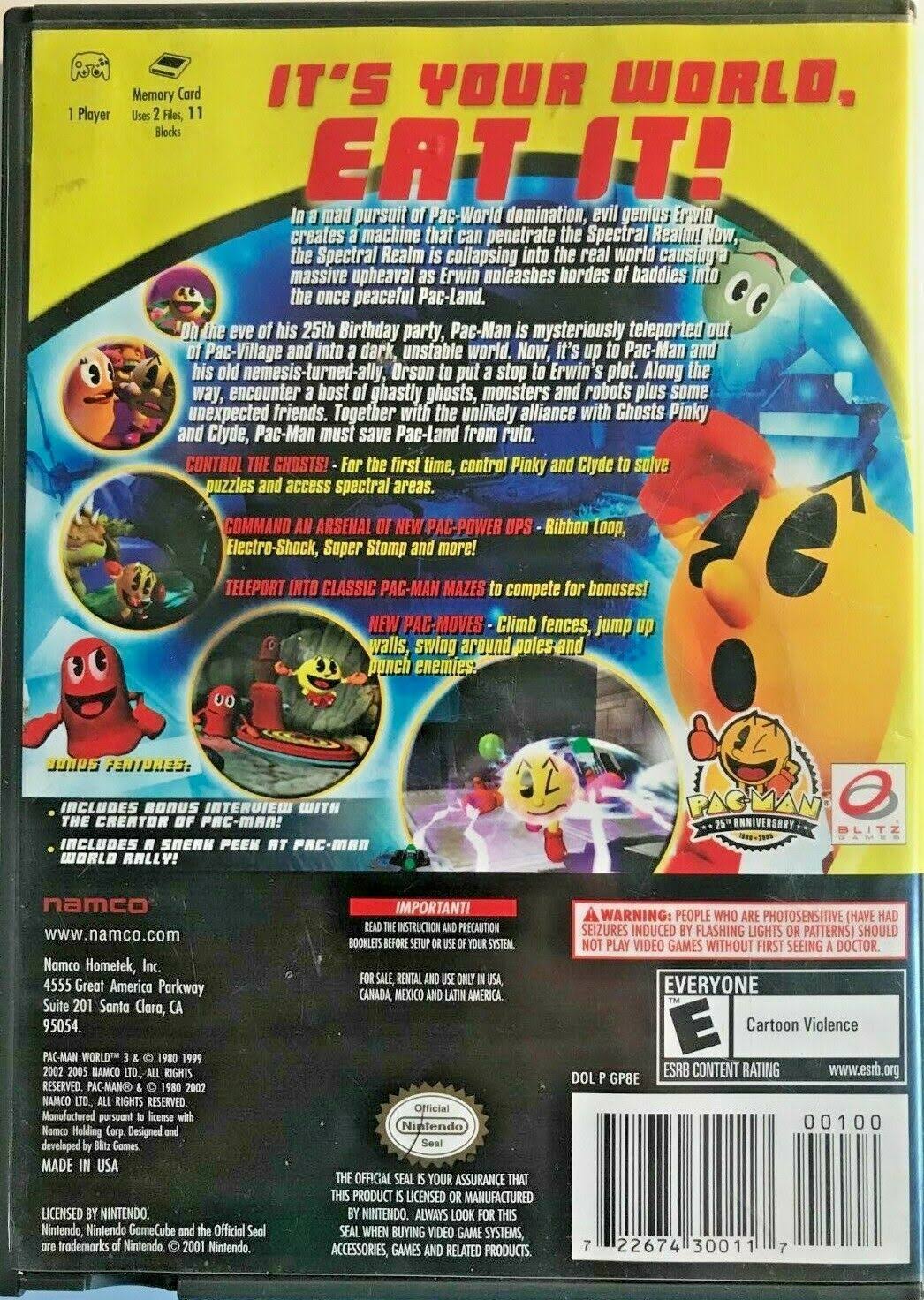 Gamecube Pac Man World 3