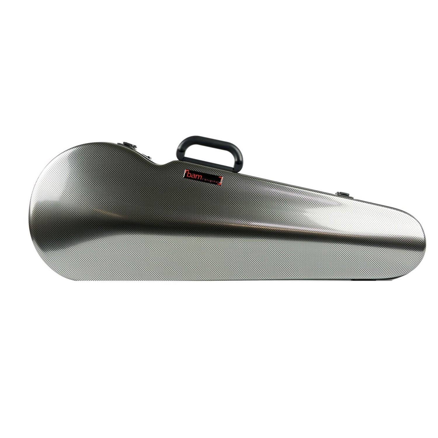 BAM 2200XLSC High Tech Contoured Viola Case - Silver Carbon