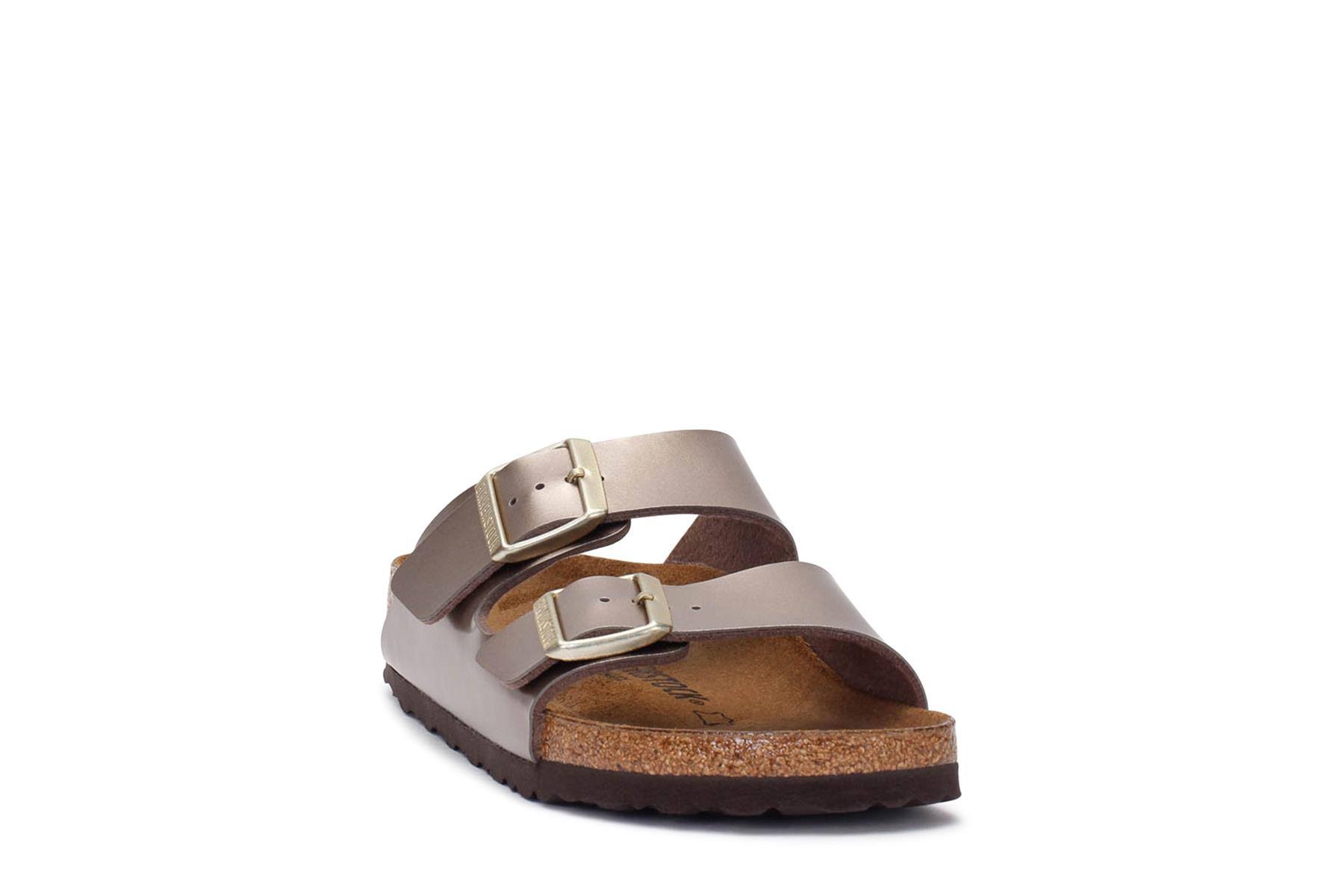 Birkenstock Arizona Birko-Flor Electric Metallic Taupe 37 / Narrow