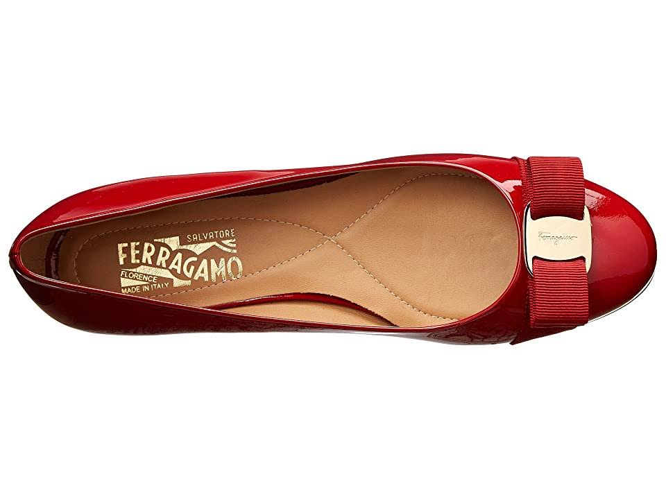 Salvatore Ferragamo Varina Ballet Flat Red 8