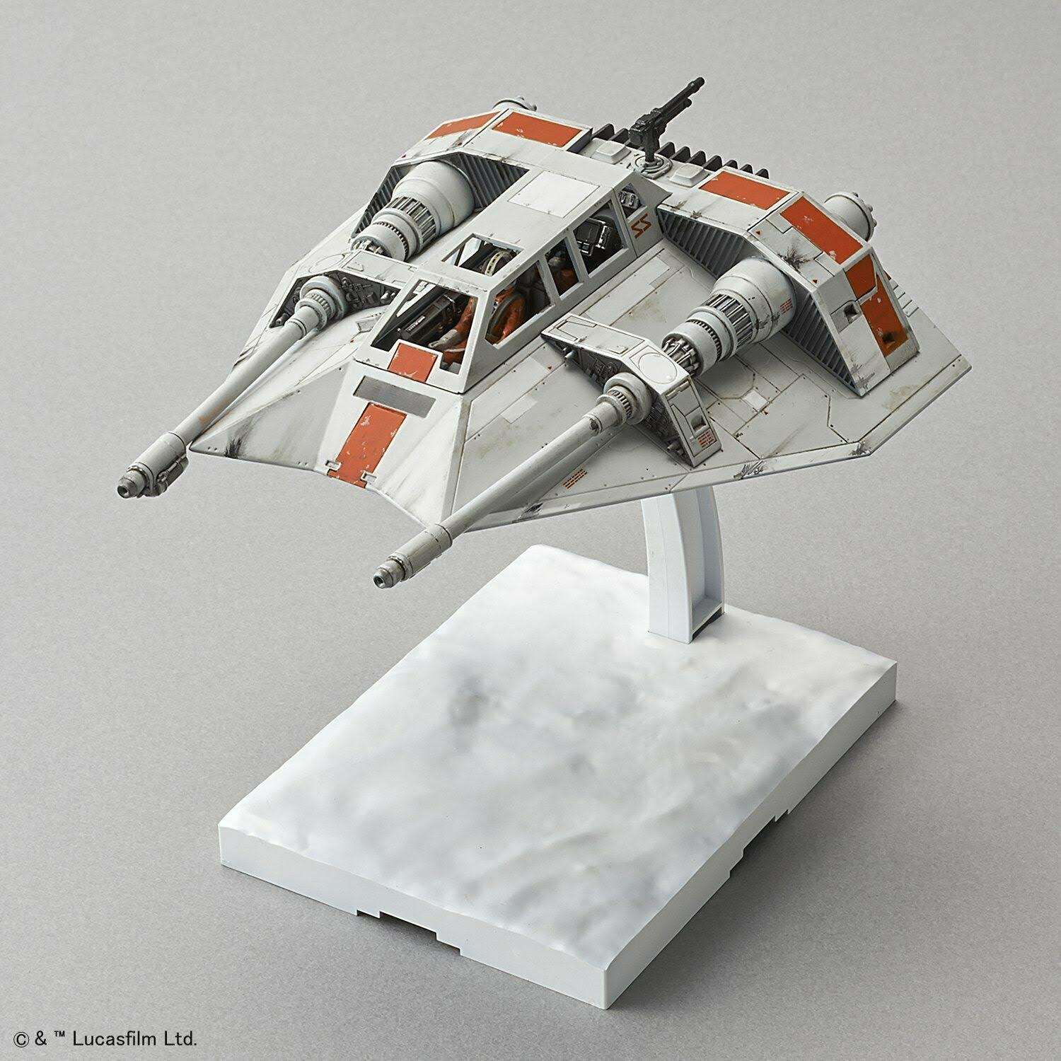 Bandai Star Wars 1/48 & 1/144 Snowspeeder Set Plastic Model Kit New F