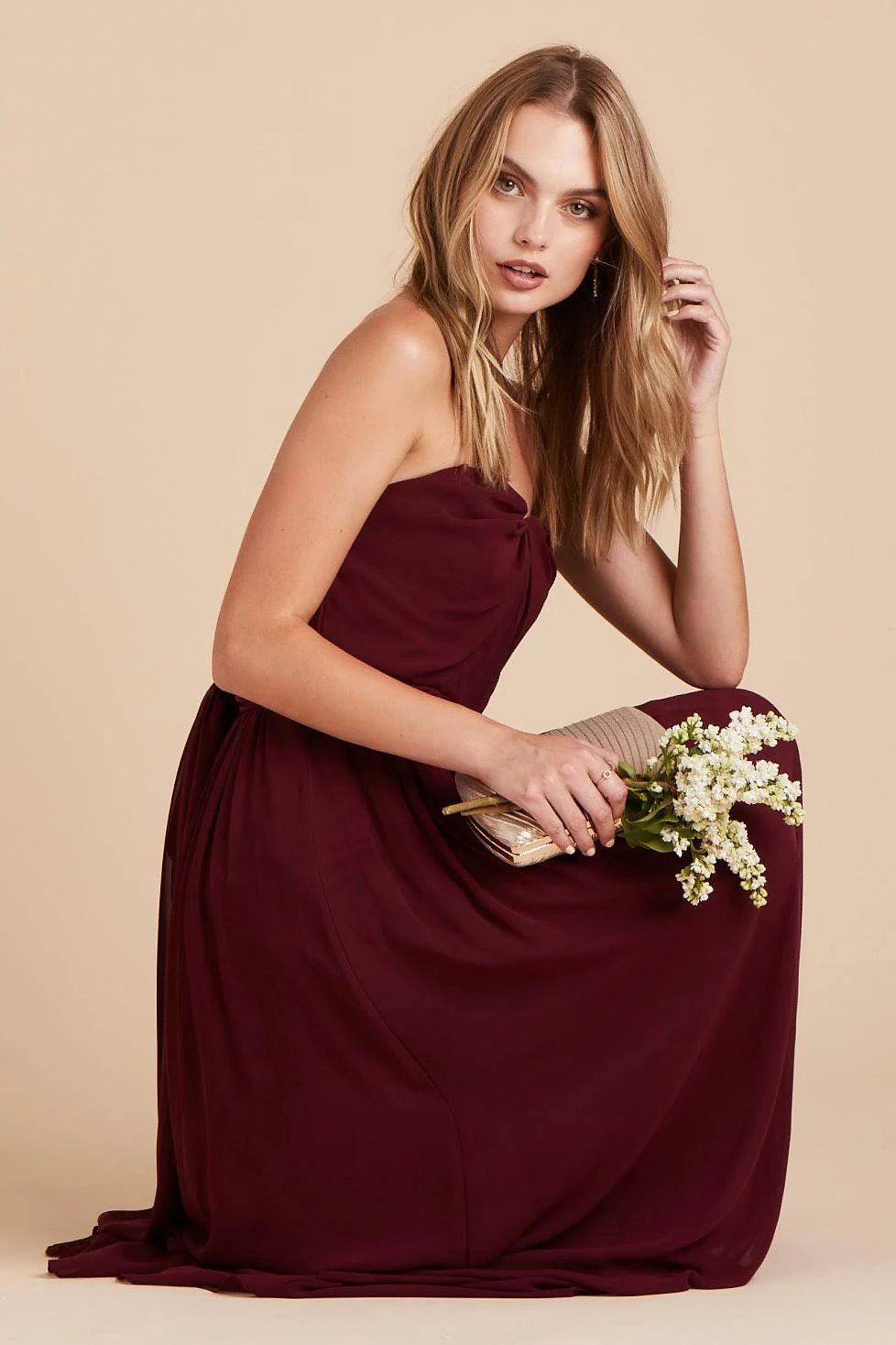 Birdy Grey Chicky Convertible Bridesmaid Dress in Cabernet Xs / Cabernet