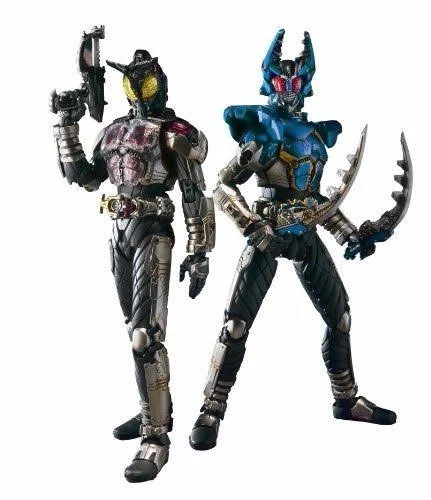 S.I.C. Vol. 53 Masked Kamen Rider Dark Kabuto & Gatack Action Figure Bandai