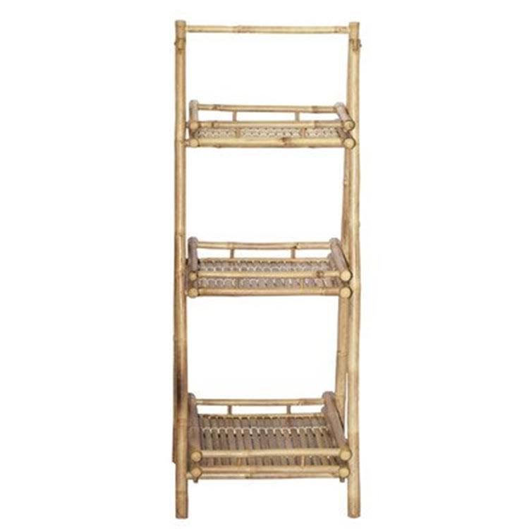 Bamboo54 Folding Bamboo Three Shelf Etagere