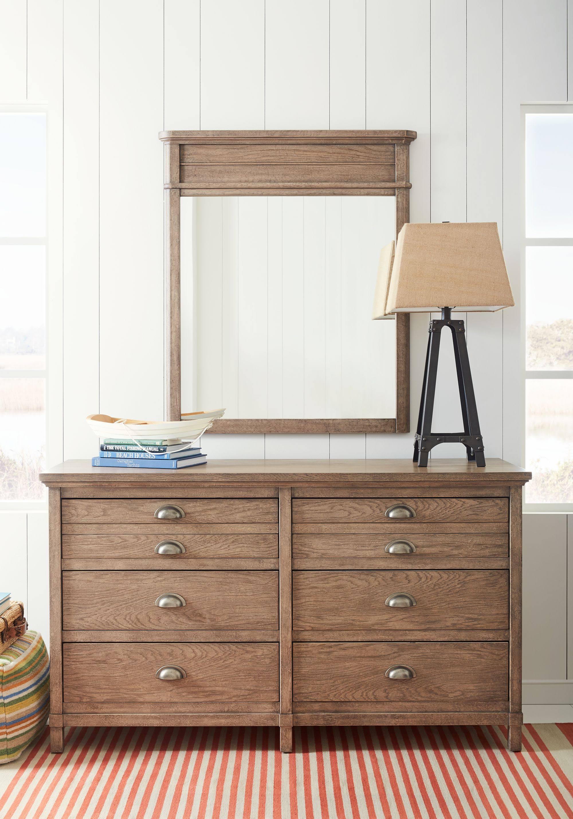 Stone & Leigh Driftwood Park Mirror in Sunflower Seed