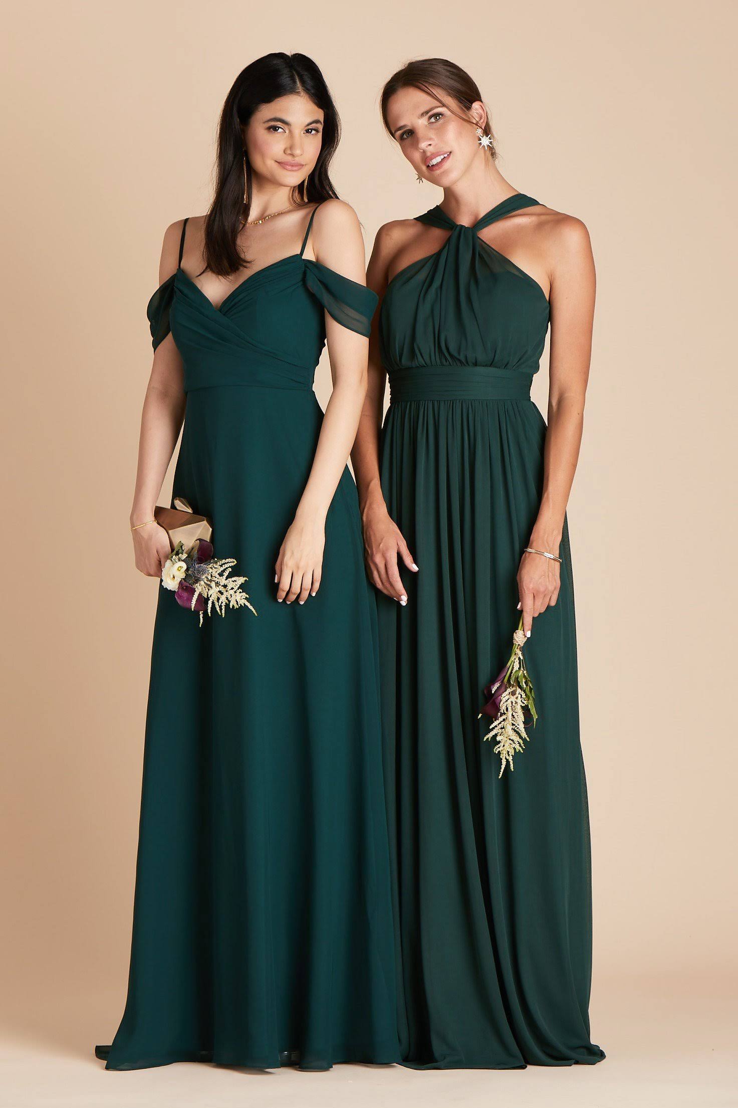 Birdy Grey Kiko Bridesmaid Dress in Emerald XXL / Emerald
