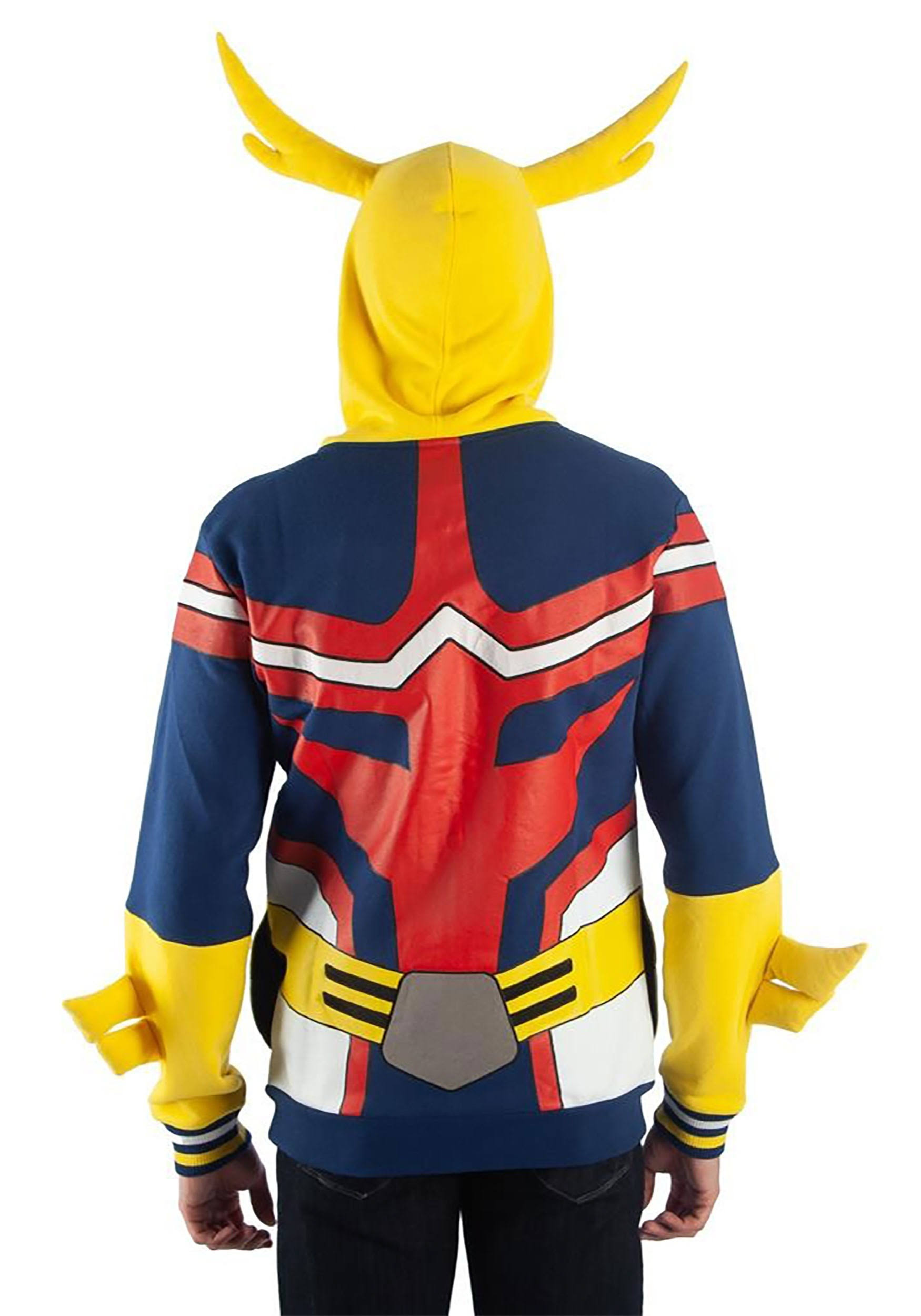 Bioworld My Hero Academia All Might Character Hoodie Large