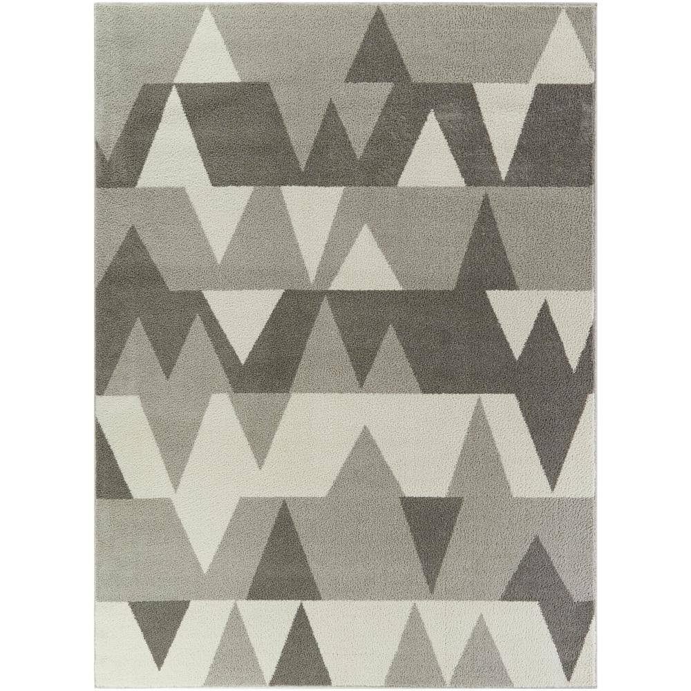 BALTA Modern Geometric Grey 9 ft. x 12 ft. Abstract Area Rug