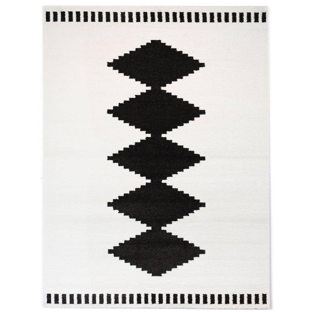 BALTA Nisha White 8 ft. x 10 ft. Area Rug