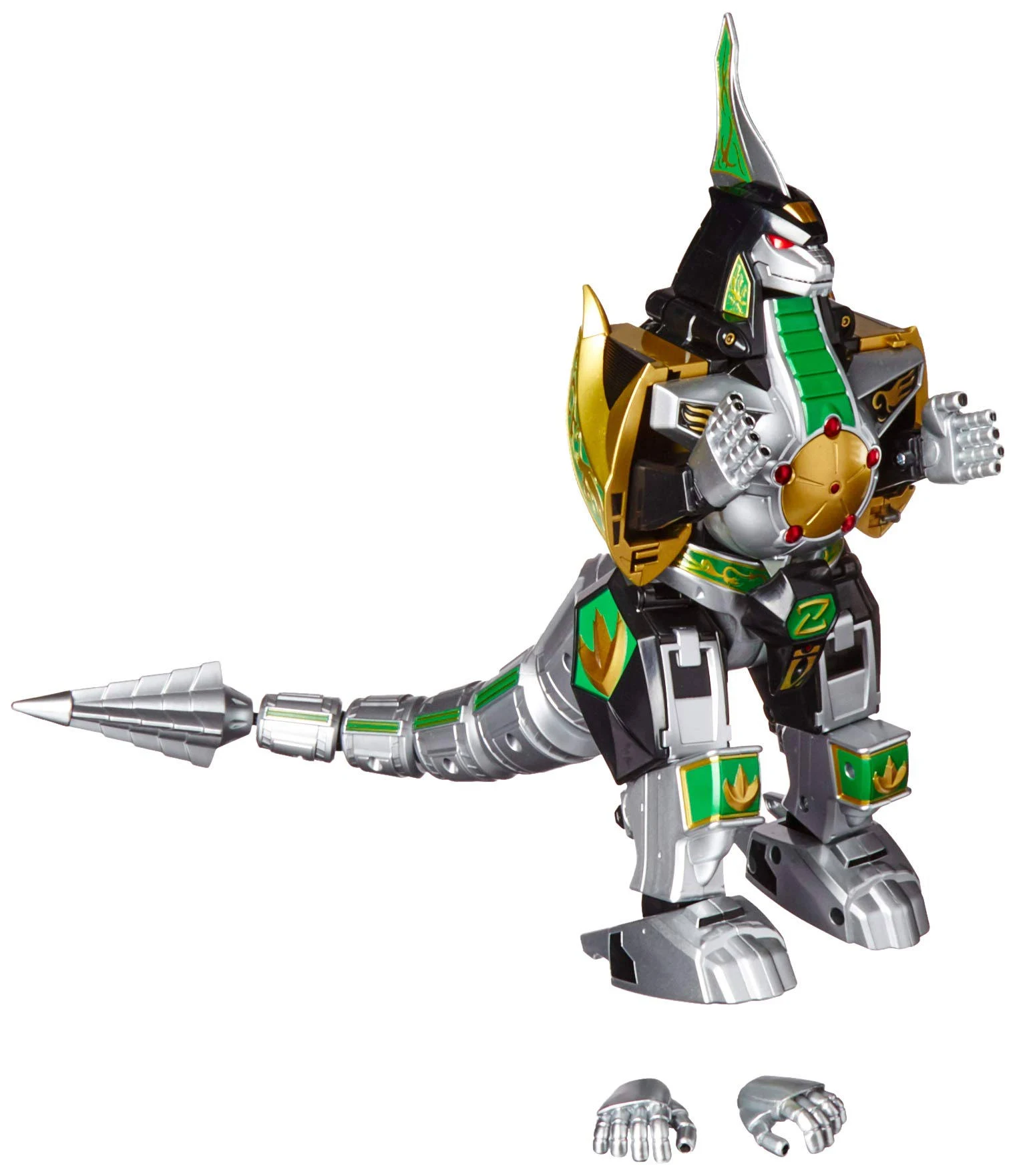 Mighty Morphin Power Rangers Legacy Green Dragonzord Green