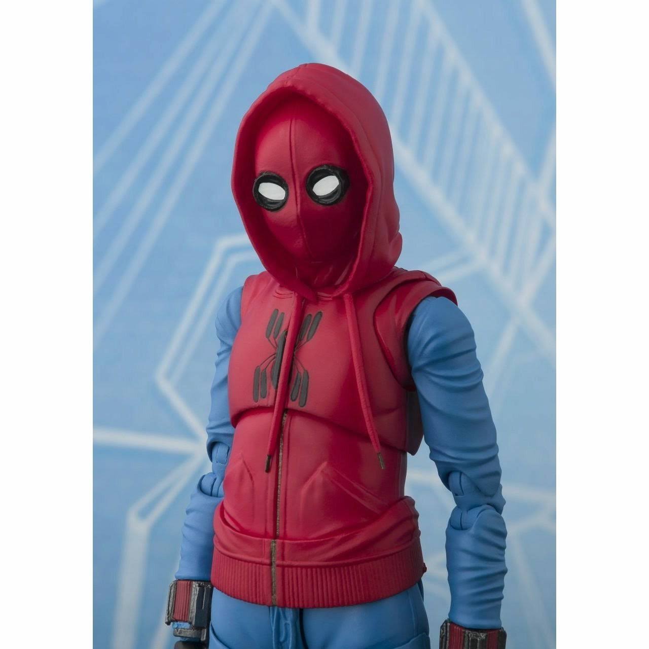 Spider-Man Homecoming: Spider-Man Home Made Suit Ver & Tamashii Option ACT Wall S.H.Figuarts