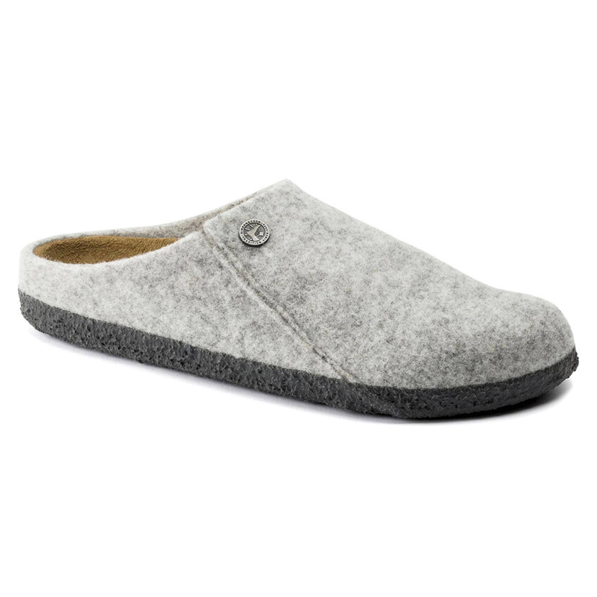 Birkenstock Zermatt Standard Narrow Womens Slippers - Light Grey