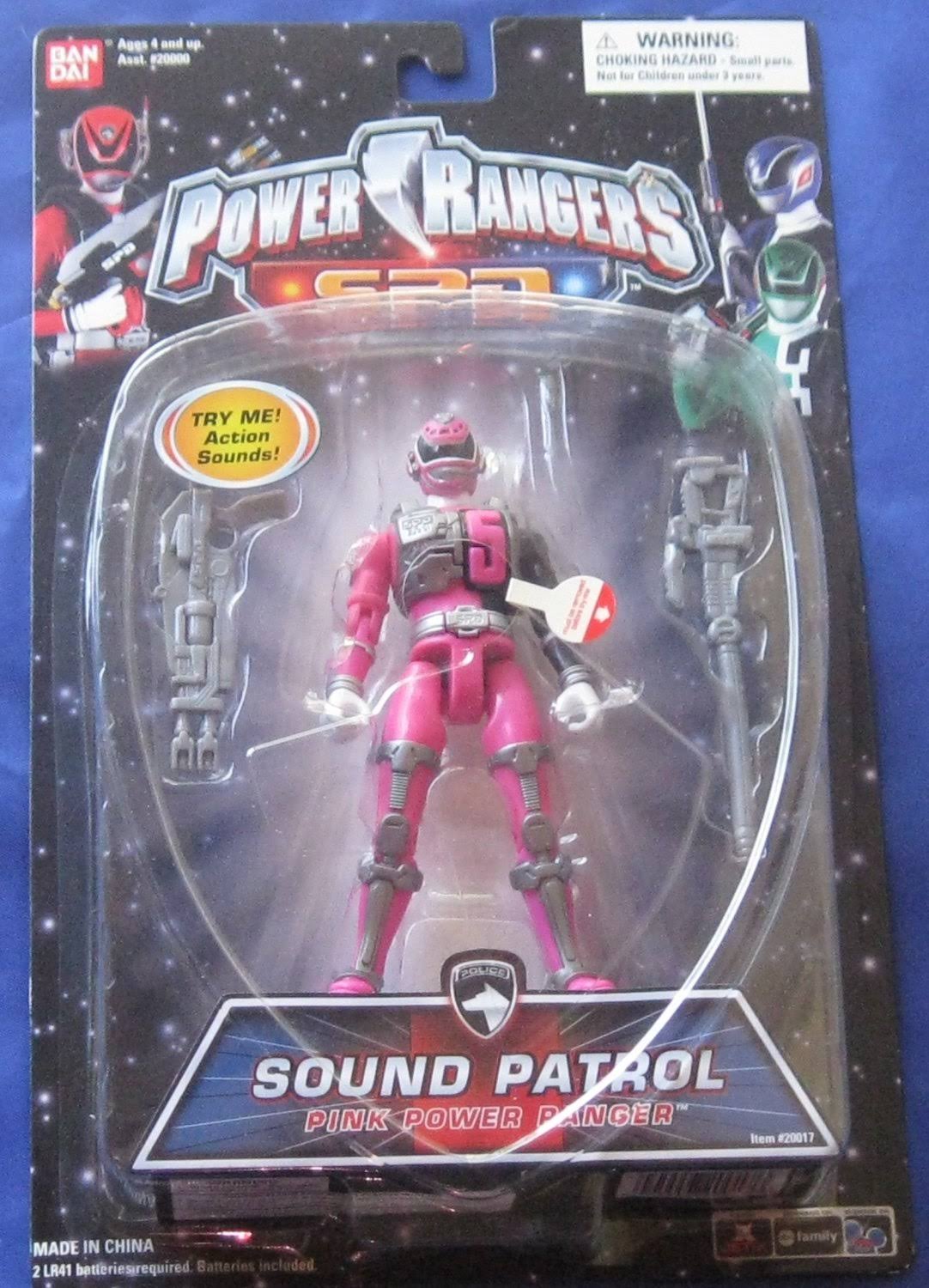 Power Rangers Sound Patrol SPD Girl Pink Ranger Action Figure, 5.5x22