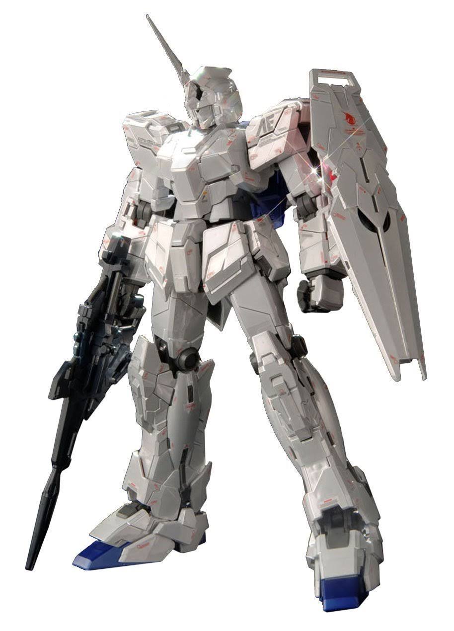 Bandai mg 1/100 RX-0 Unicorn Gundam Ver KA Titanium Finish Plastic Model Kit