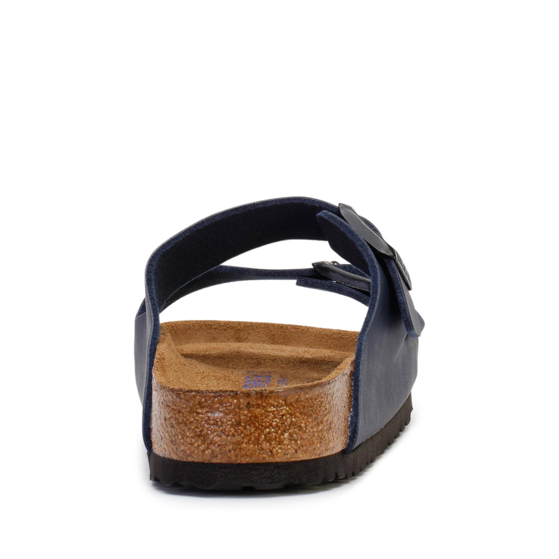 Birkenstock Arizona Soft Footbed - Birko-Flor Blue / 45 / Regular