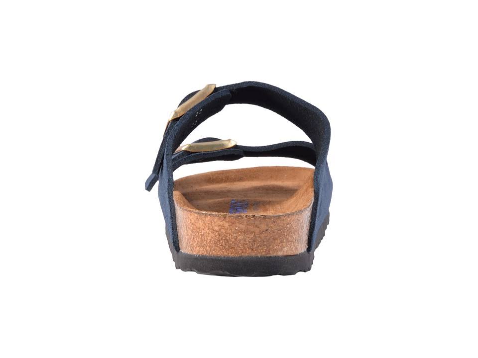 Birkenstock Arizona Soft Footbed, Navy Suede Size: 36 N