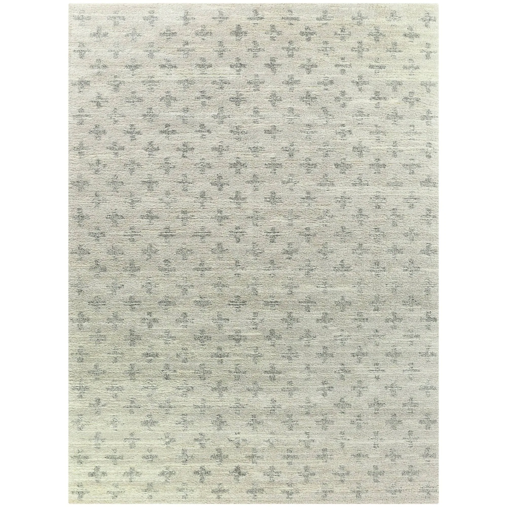 Balta Dionne Modern Cross Geometric Plush Area Rug - 5&3x22 x 7& - Grey