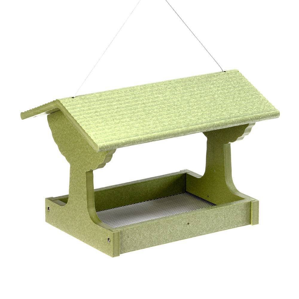 Bird's Choice Green Solutions Fly-Thru Feeder - Green