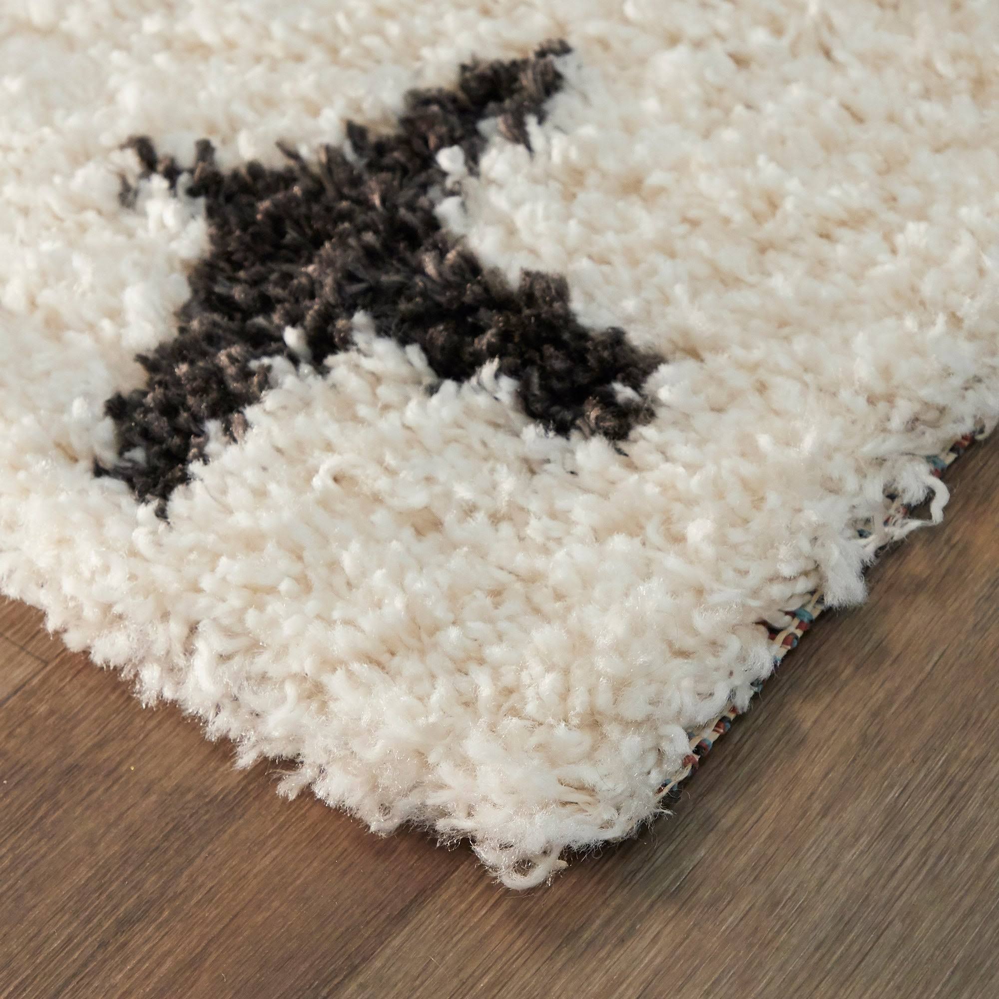 BALTA Delany Cream 5 ft. x 7 ft. Plush Plus Area Rug, Ivory