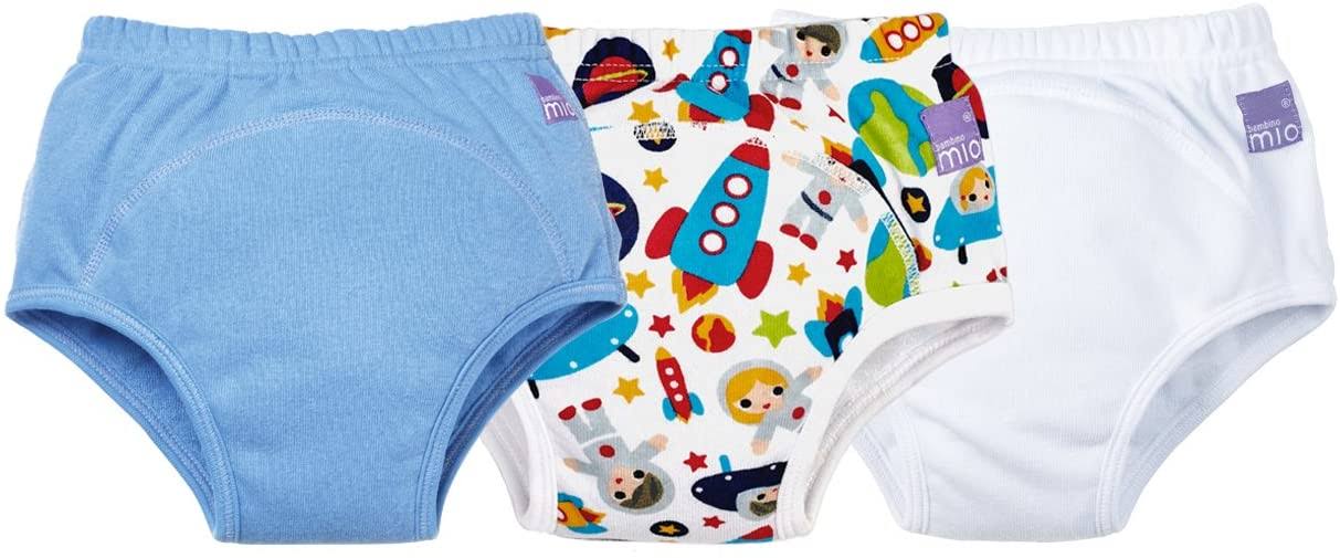 Bambino Mio, Potty Training Pants, Mixed Boy, Outer Space, 2-3 Years (3 Pack)