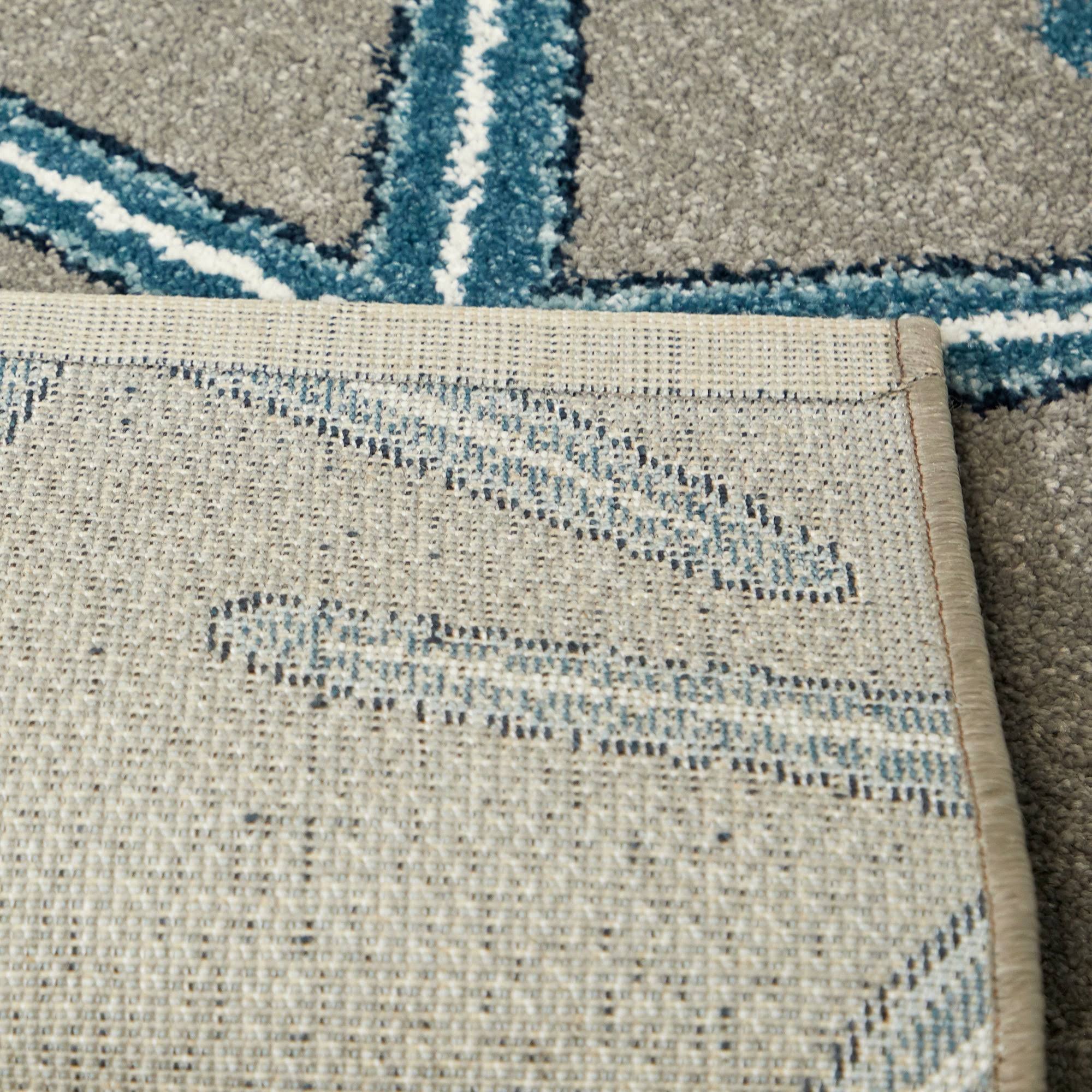 BALTA Massau Dark Blue 5 ft. x 7 ft. Coastal Starfish Area Rug