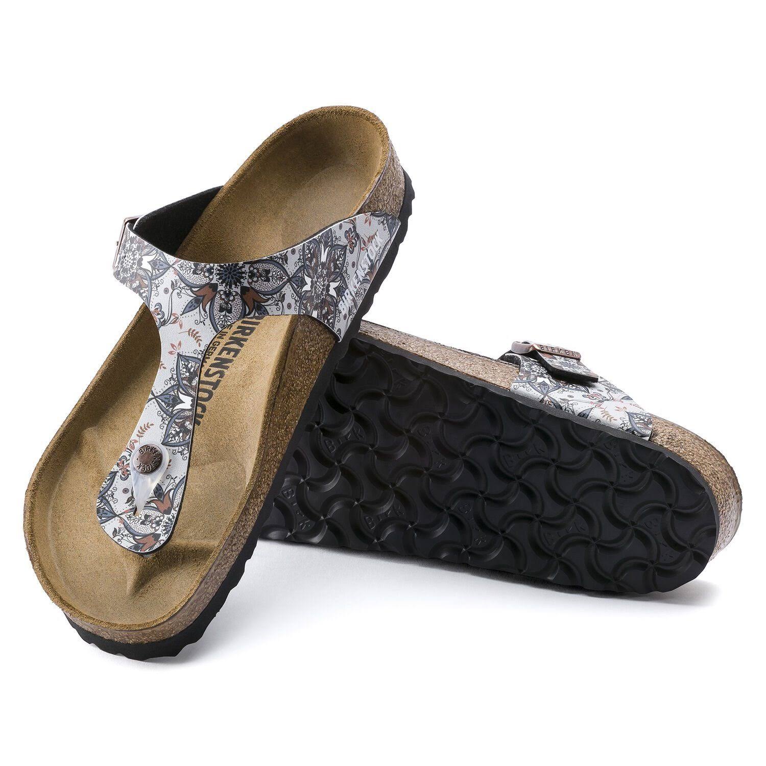 Birkenstock Gizeh Birko-Flor Boho Flowers Navy 37 / Regular