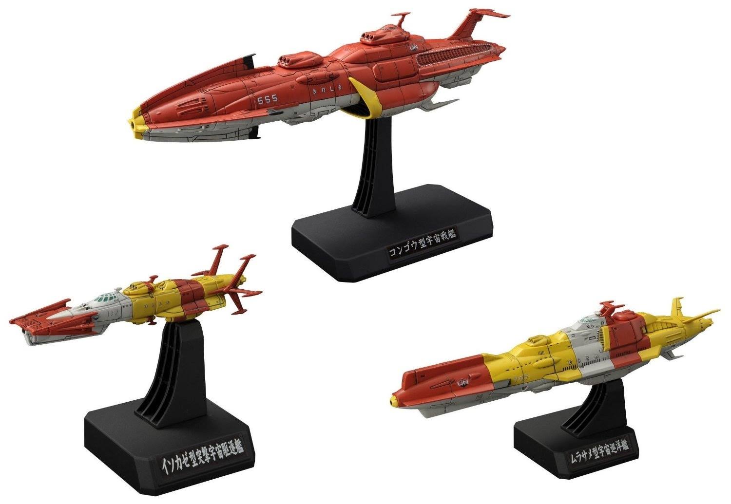 Bandai Hobby Uncn Combined Space Fleet Set 1 Model Kit (1/1000 Scale)
