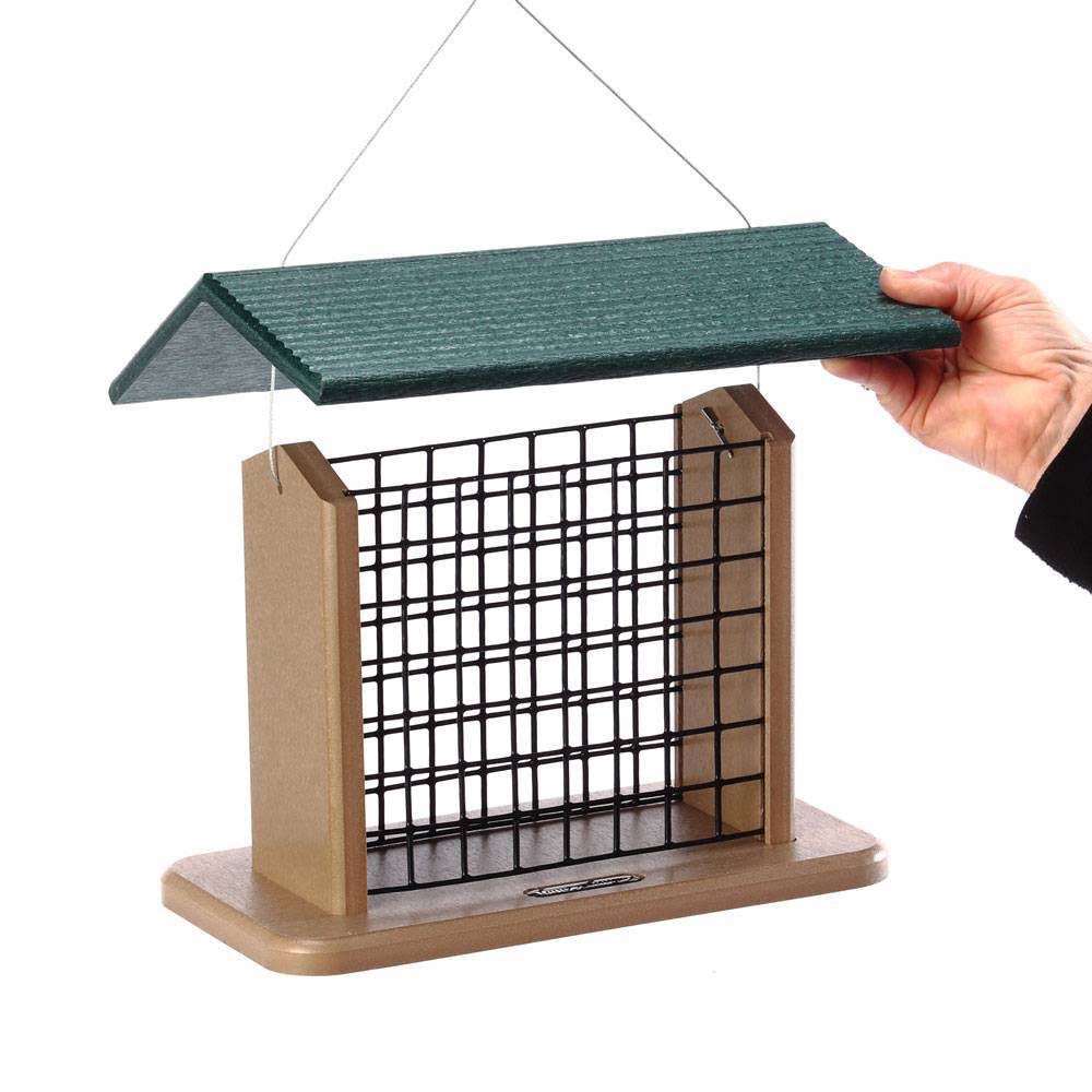 Birds Choice SNBLOCK Recycled Seed and Suet Block Bird Feeder
