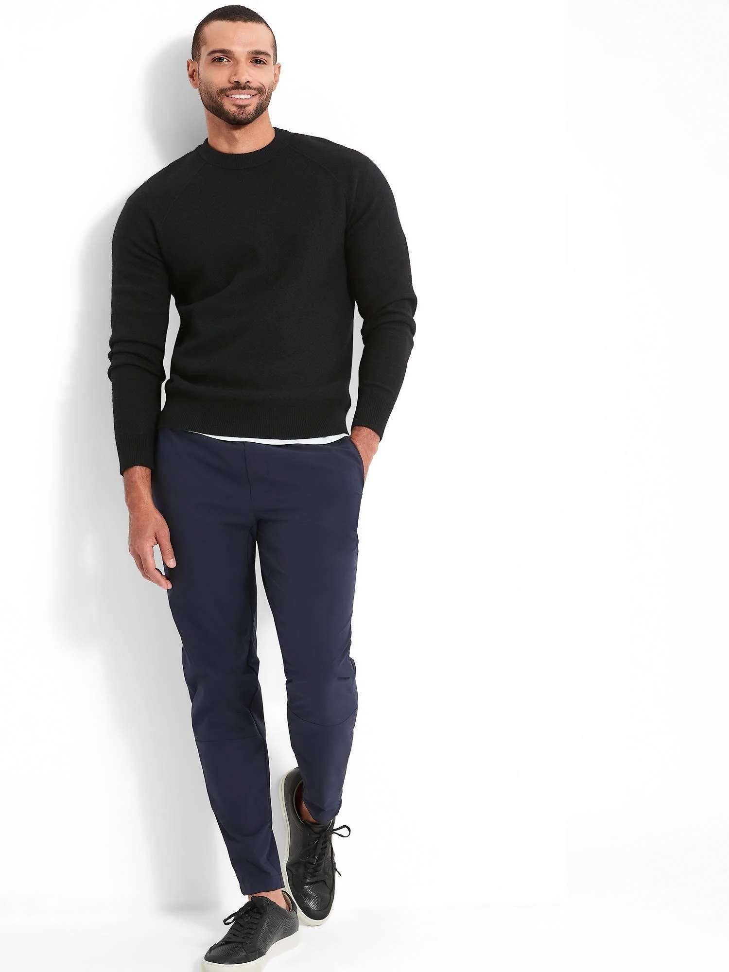 Banana Republic Men's Motion Tech Jogger Navy Tall Size M