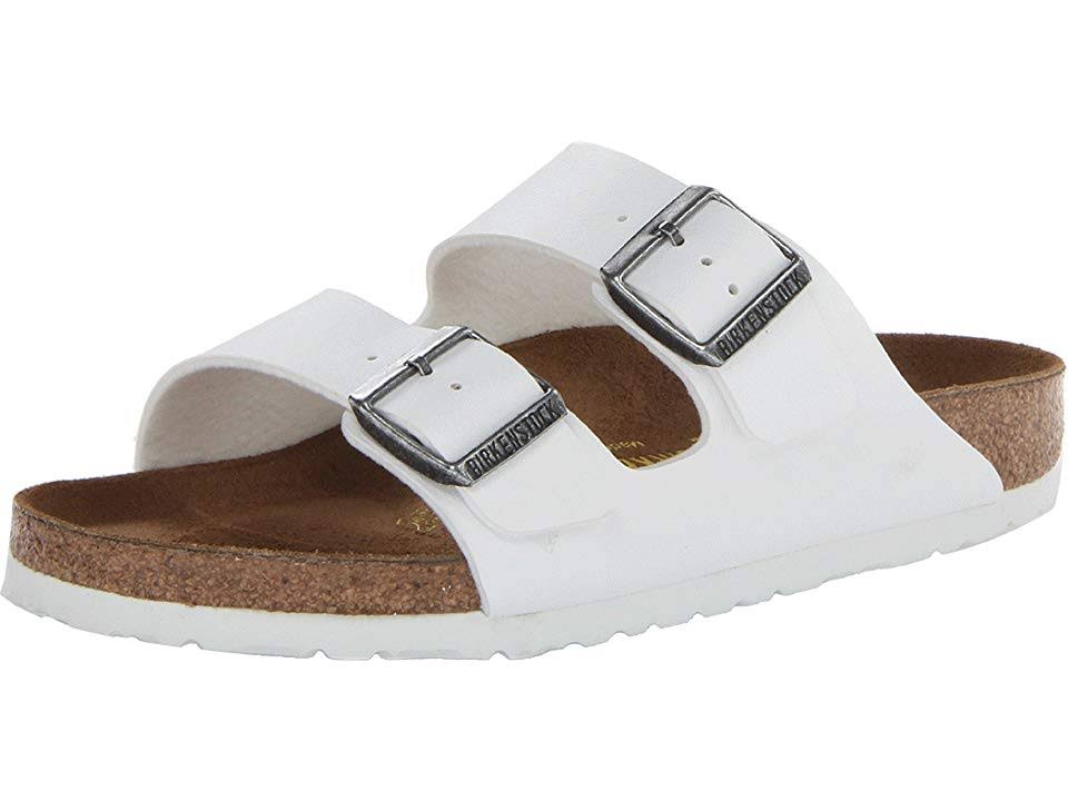 Birkenstock Women's Arizona Sandals, Size: 10/10.5 US (41 Euro), White