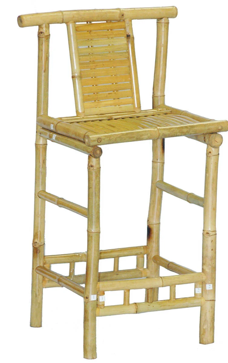 Bamboo Knock Down Bar Stool [Set of 2]