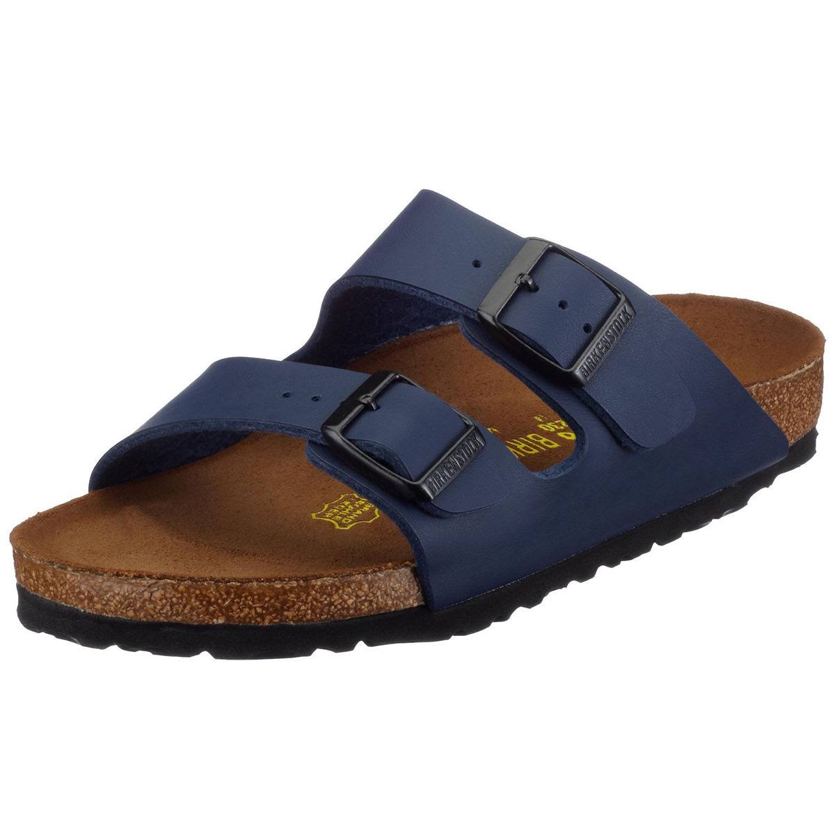 Birkenstock Women's Arizona Soft Footbed Navy Birko-Flor