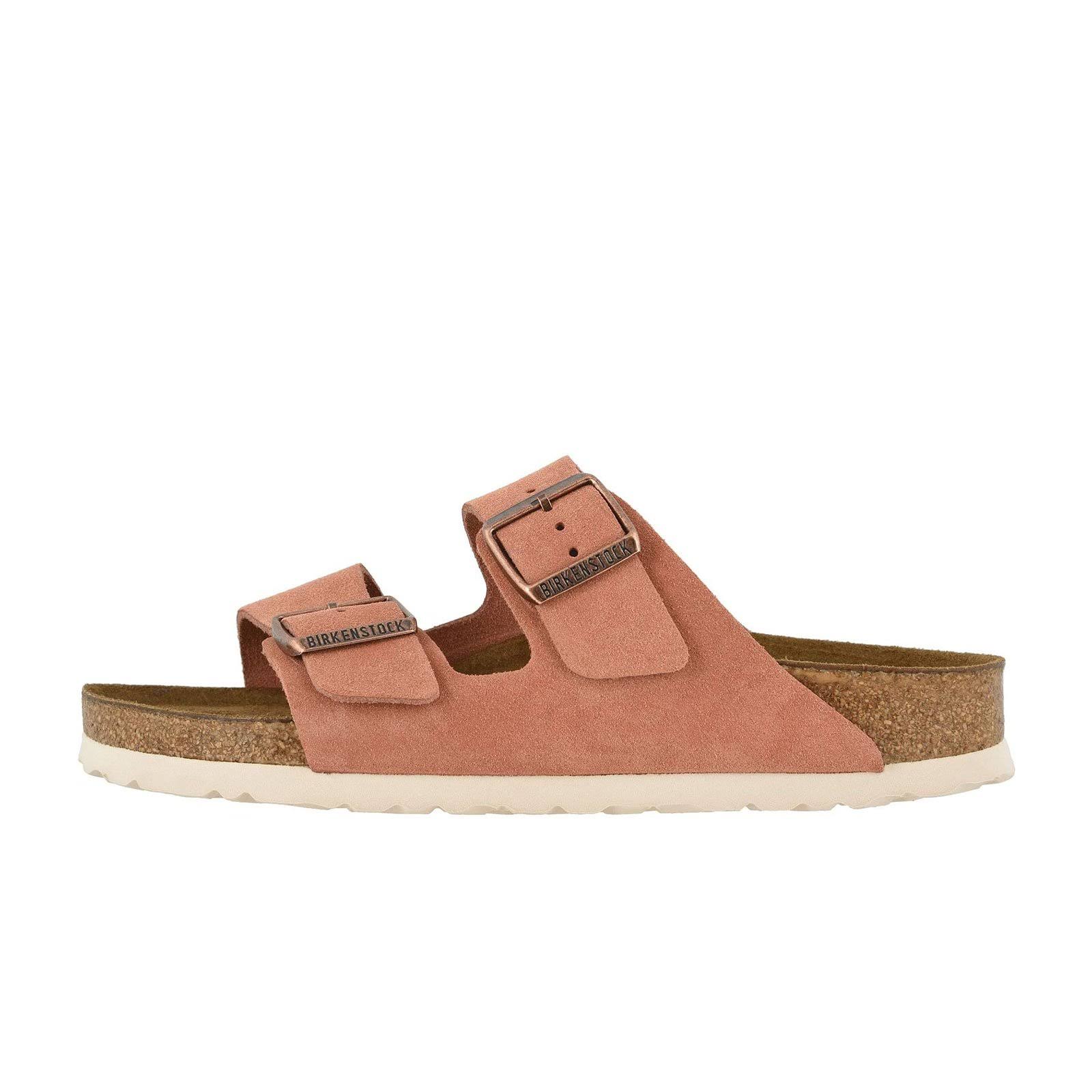 Birkenstock Women's Arizona Soft Footbed Sandals, Earth Red
