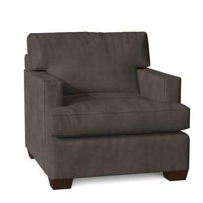 Anastagio 36x22 Wide Armchair Birch Lane Body Fabric: Tina Charcoal