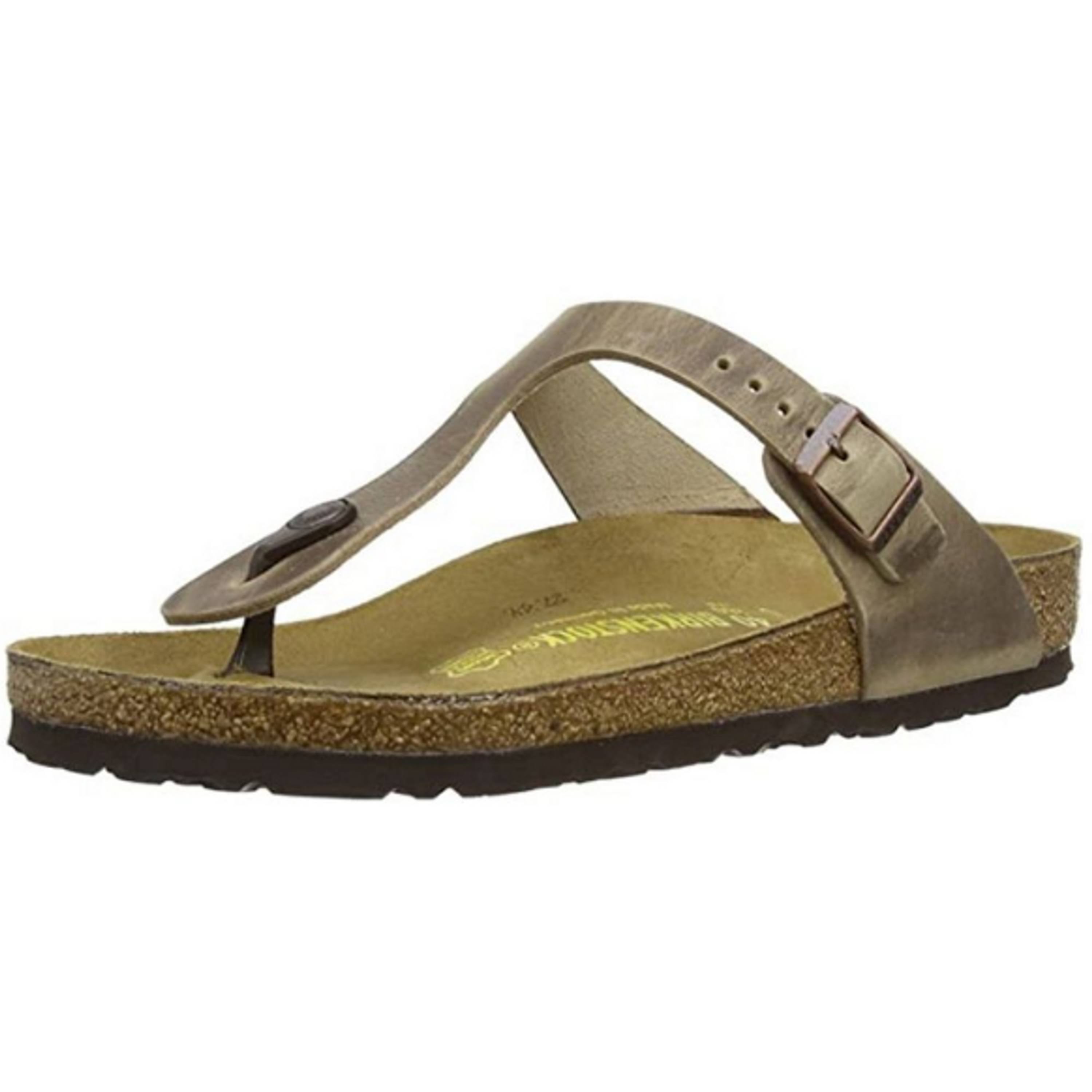 Birkenstock Gizeh Leather Tobacco Brown / 41