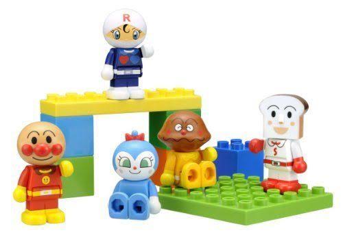Nuevo Bloque Doll Set (Anpanman World Bloque Serie) Japn Juguete F / S