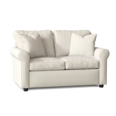 Wolsingham 60x22 Rolled Arm Loveseat with Reversible Cushions Birch Lane Body Fabric: Spinnsol Natural