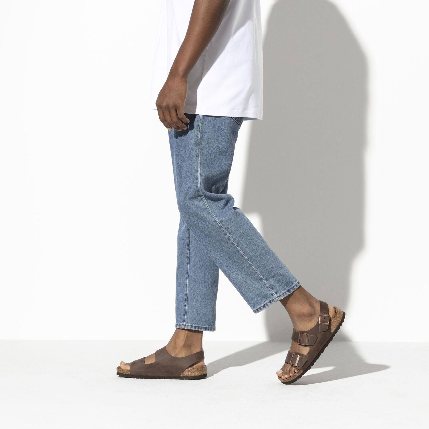 Birkenstock Milano Sandal - 39 - Habana Oiled Leather