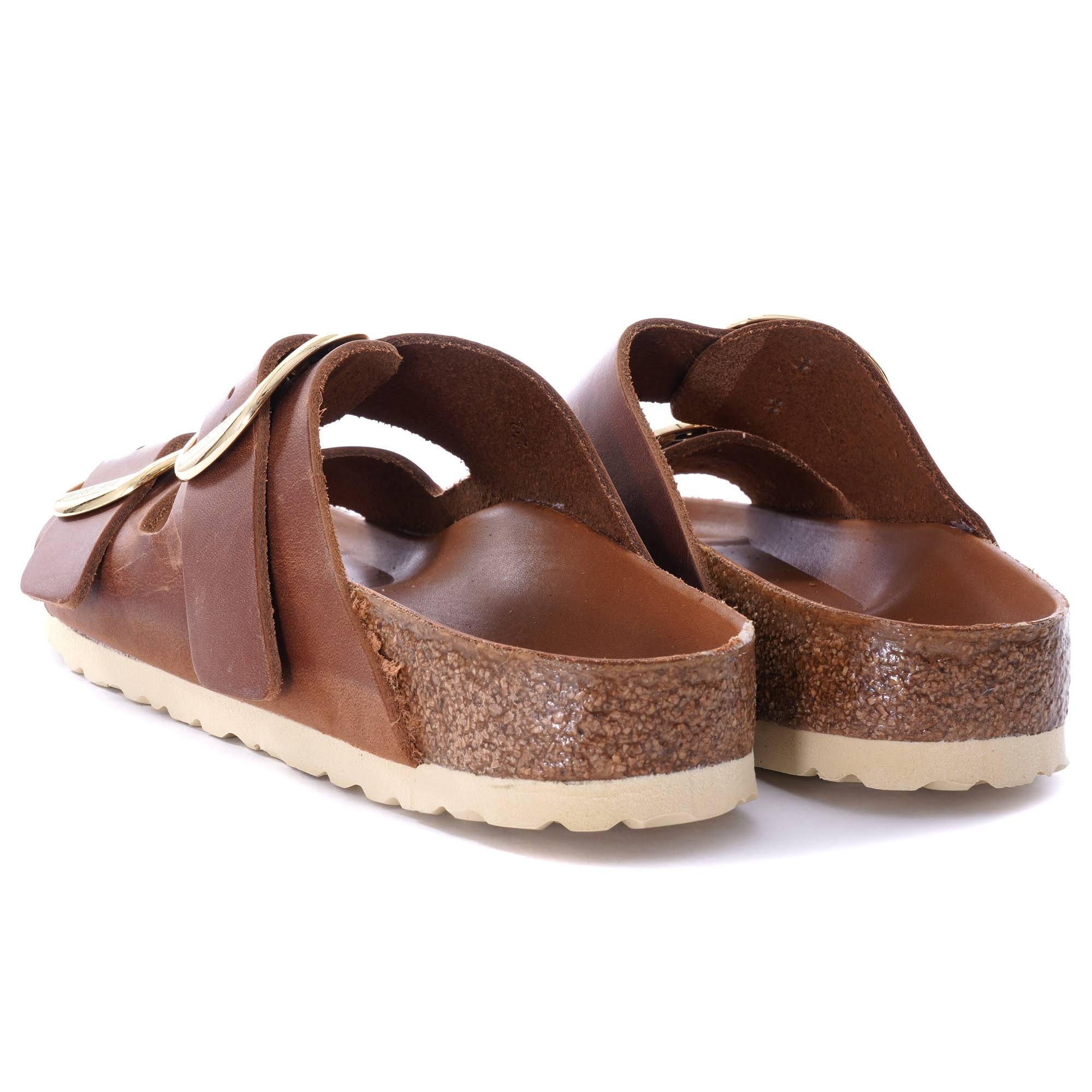 Birkenstock Arizona Big Buckle Sandals - Cognac