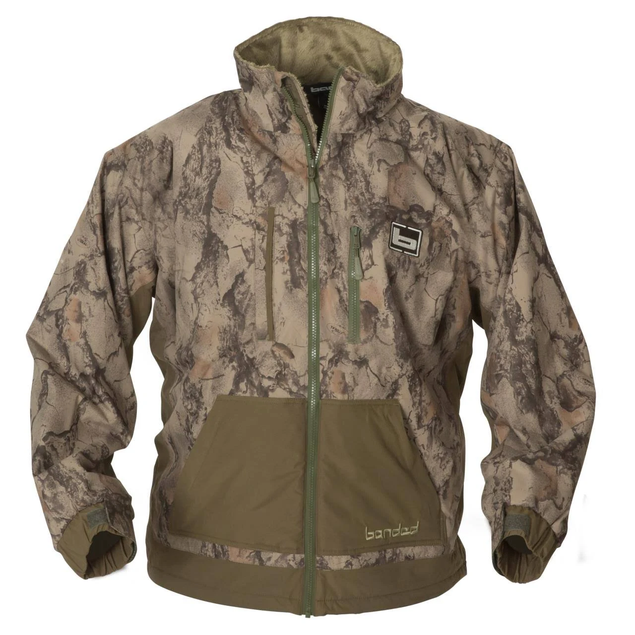 Banded Chesapeake Full Zip Jacket - Size LT, Natural Gear