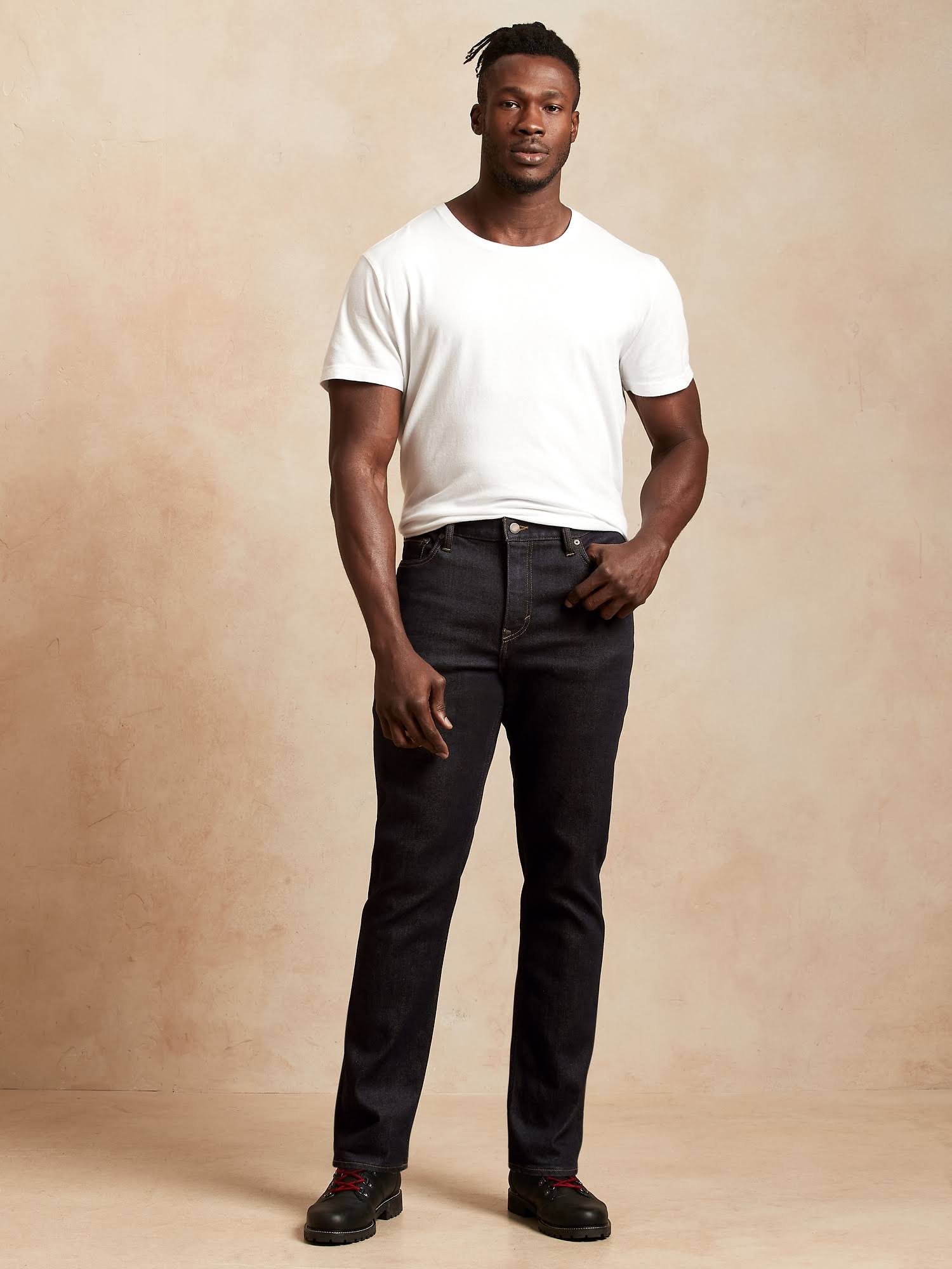 Banana Republic Men's Slim Legacy Jean Rinse Dark Wash Tall Size 38W 36L