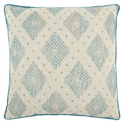 Saige Decorative Square Cotton Cushion with Filling