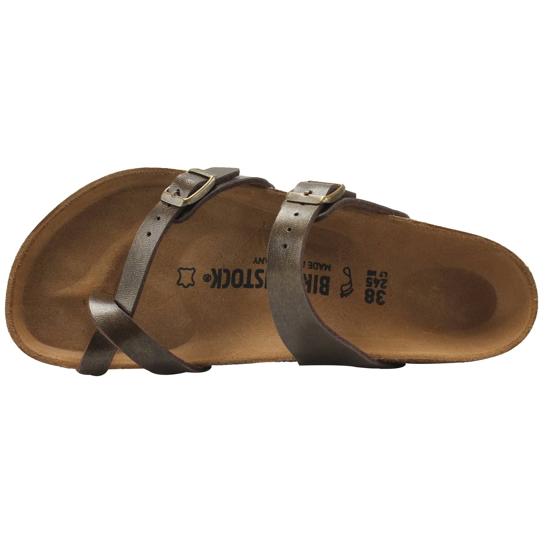 Birkenstock Women's Mayari Sandal - 37 Narrow - Golden Brown Birko-Flor
